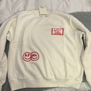 NWT Apple Pan x Madhappy Hoodie in White Size S